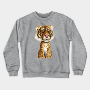 Fluffy Tiger Crewneck Sweatshirt